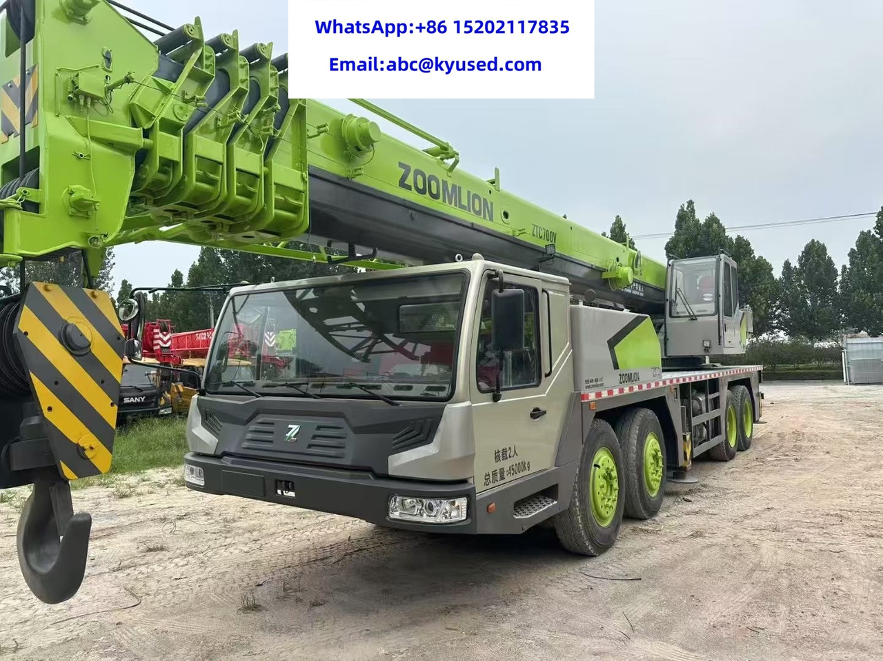 ZOOMLION QY70V ZTC700V QY80V ZTC800V 70TON 80TON CRANE - Avtodvigalo: slika 1 ZOOMLION QY70V ZTC700V QY80V ZTC800V 70TON 80TON CRANE - Avtodvigalo: slika 1