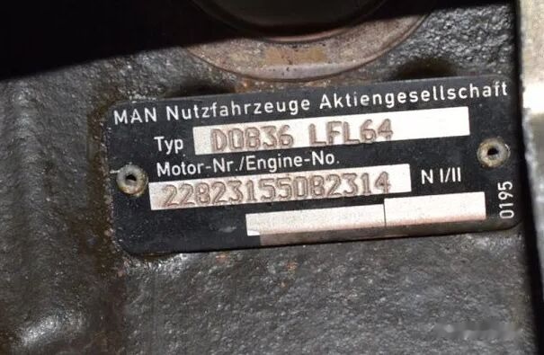 MAN D0836LFL64 MAN tgl tgm - Motor za Tovornjak: slika 2 MAN D0836LFL64 MAN tgl tgm - Motor za Tovornjak: slika 2