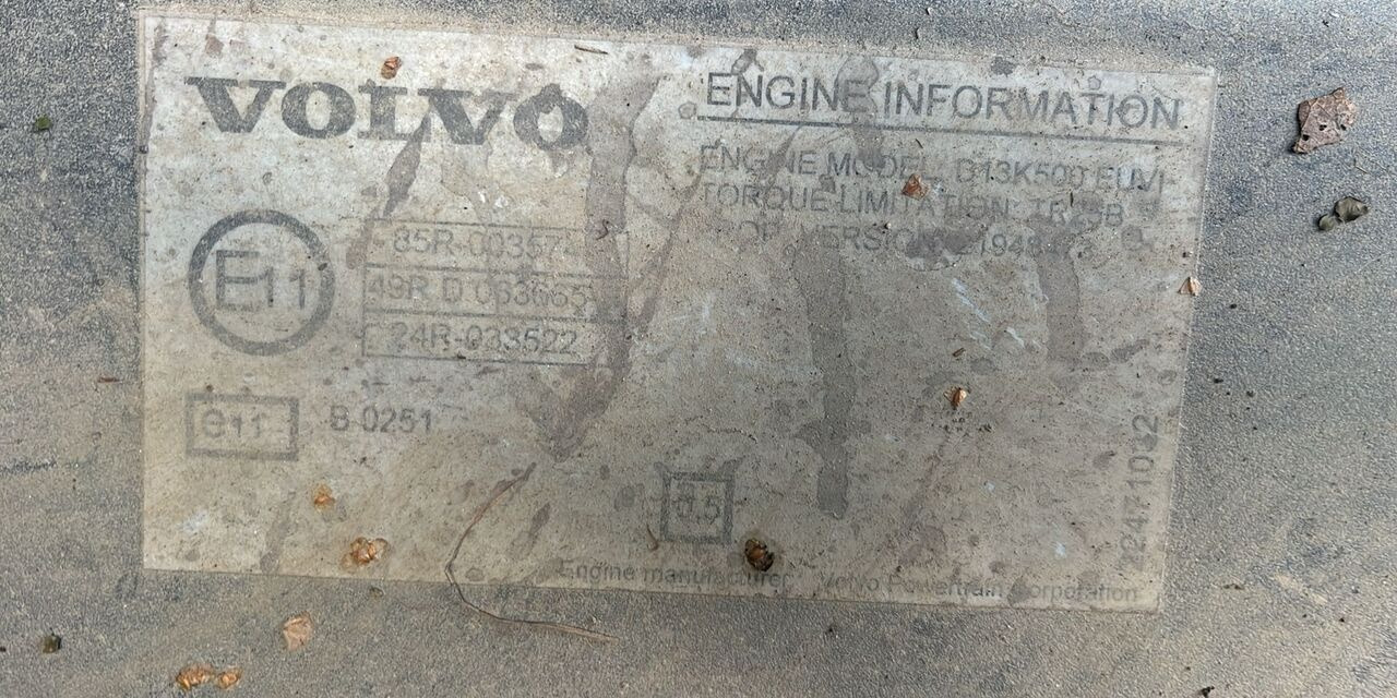 Volvo D13K Volvo D13K truck - Motor za Tovornjak: slika 4 Volvo D13K Volvo D13K truck - Motor za Tovornjak: slika 4
