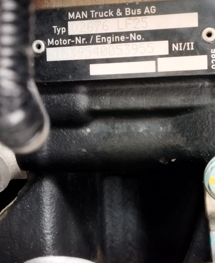 MAN D2676 LF25 MAN TGA, TGS, TGX - Motor za Tovornjak: slika 2 MAN D2676 LF25 MAN TGA, TGS, TGX - Motor za Tovornjak: slika 2