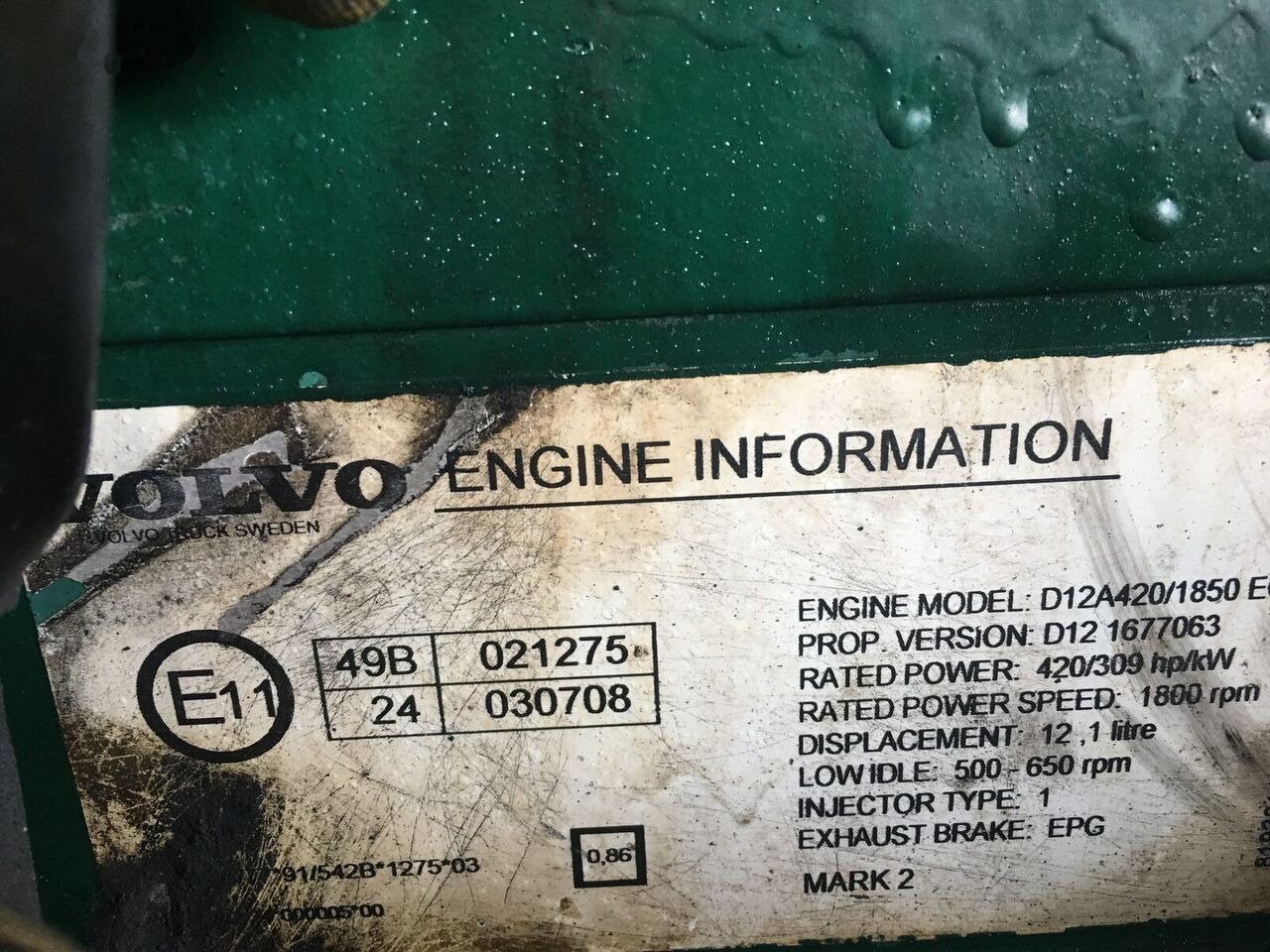 Volvo D12A Volvo - Motor za Avtobus: slika 4 Volvo D12A Volvo - Motor za Avtobus: slika 4