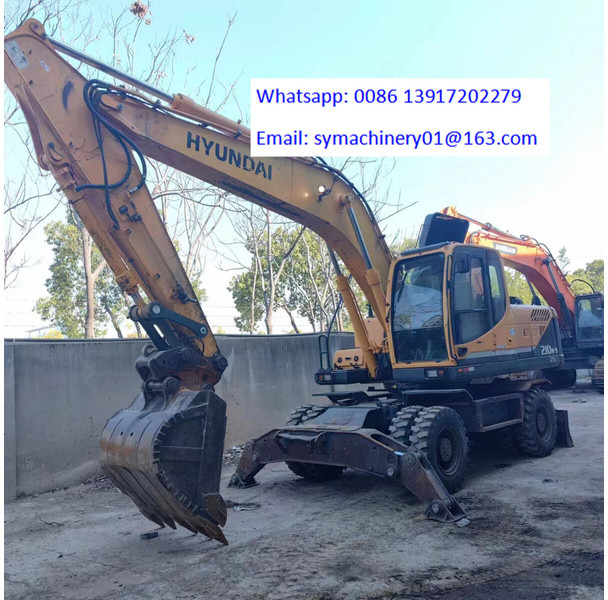 Hyundai R210W - Bager na kolesih: slika 2 Hyundai R210W - Bager na kolesih: slika 2