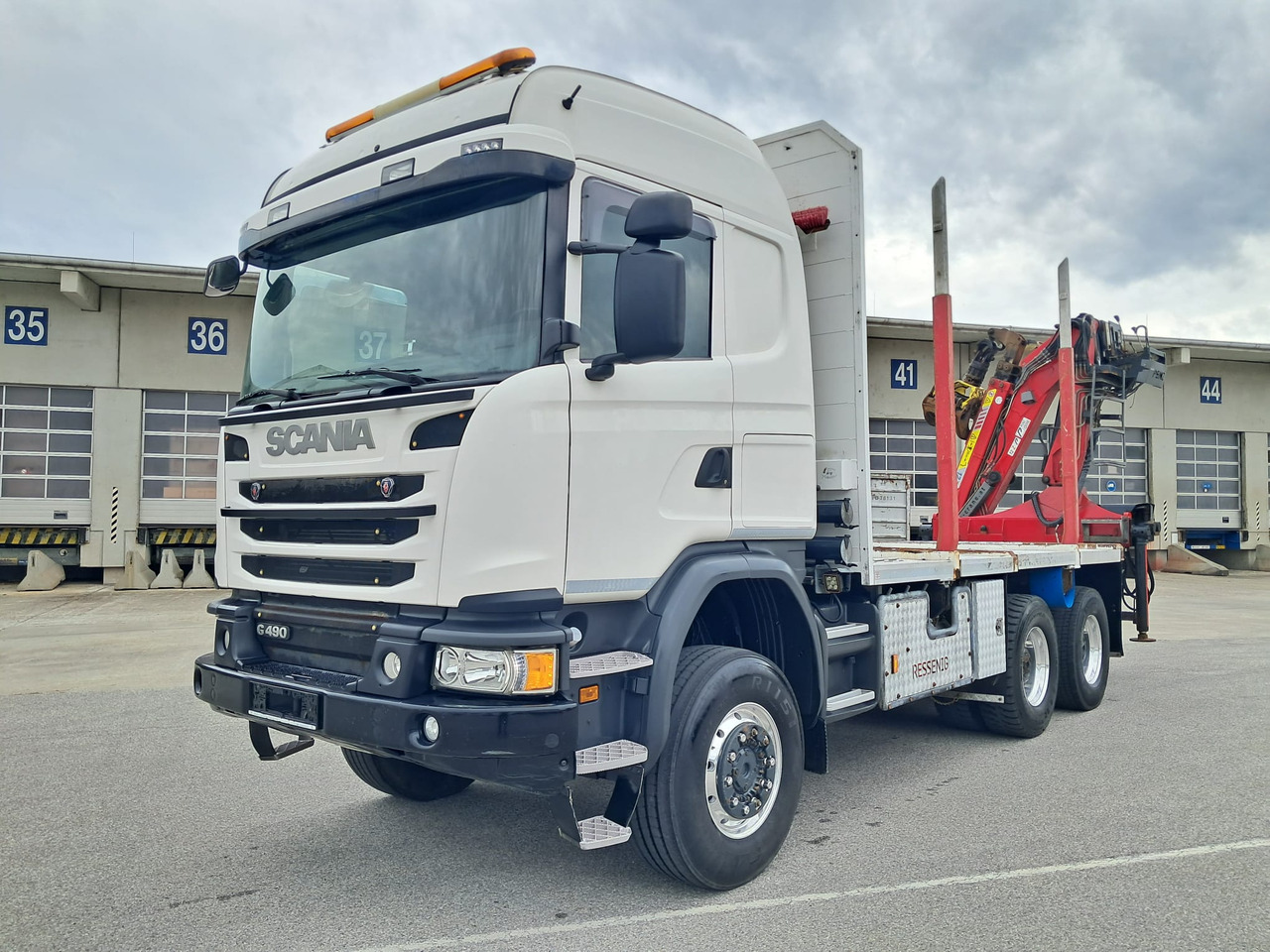 SCANIA G 490 6x6 Blatt-Blatt | Klima | Schaltgetriebe | Euro 6 | Penz-Kran 12Z | - Tovornjak za prevoz lesa, Tovornjak z dvigalom: slika 2 SCANIA G 490 6x6 Blatt-Blatt | Klima | Schaltgetriebe | Euro 6 | Penz-Kran 12Z | - Tovornjak za prevoz lesa, Tovornjak z dvigalom: slika 2