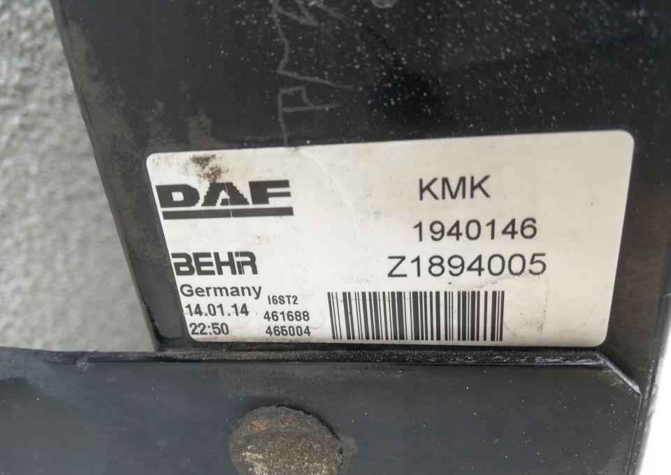 CHŁODNICA WODY DAF XF 106 EURO 6 Szczelna 1940146 - Hladilnik motorja za Tovornjak: slika 3 CHŁODNICA WODY DAF XF 106 EURO 6 Szczelna 1940146 - Hladilnik motorja za Tovornjak: slika 3