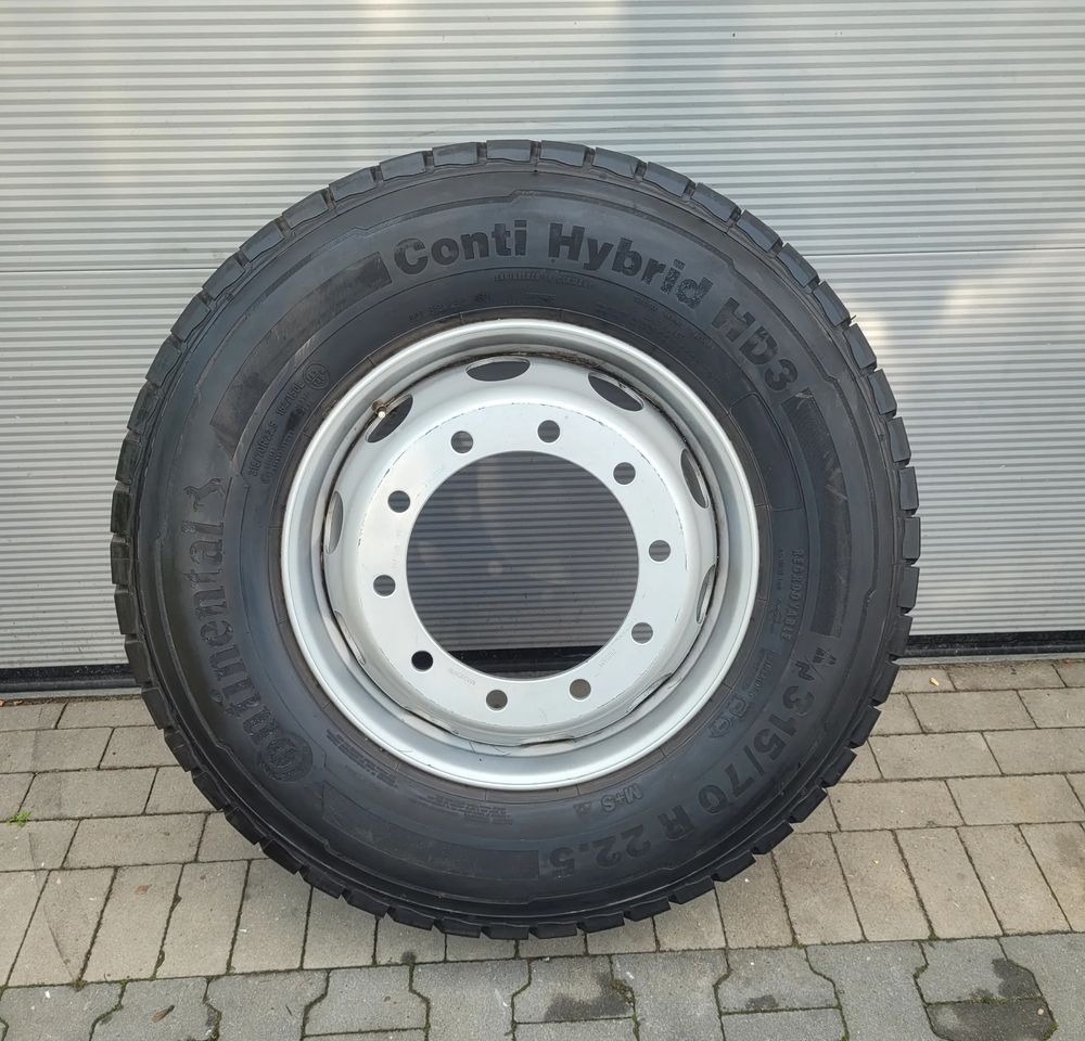 KOŁO CONTINENTAL CONTI HYBRID HD3 315/70R22.5 FELGA 9.00 - Gume in platišča za Tovornjak: slika 1 KOŁO CONTINENTAL CONTI HYBRID HD3 315/70R22.5 FELGA 9.00 - Gume in platišča za Tovornjak: slika 1