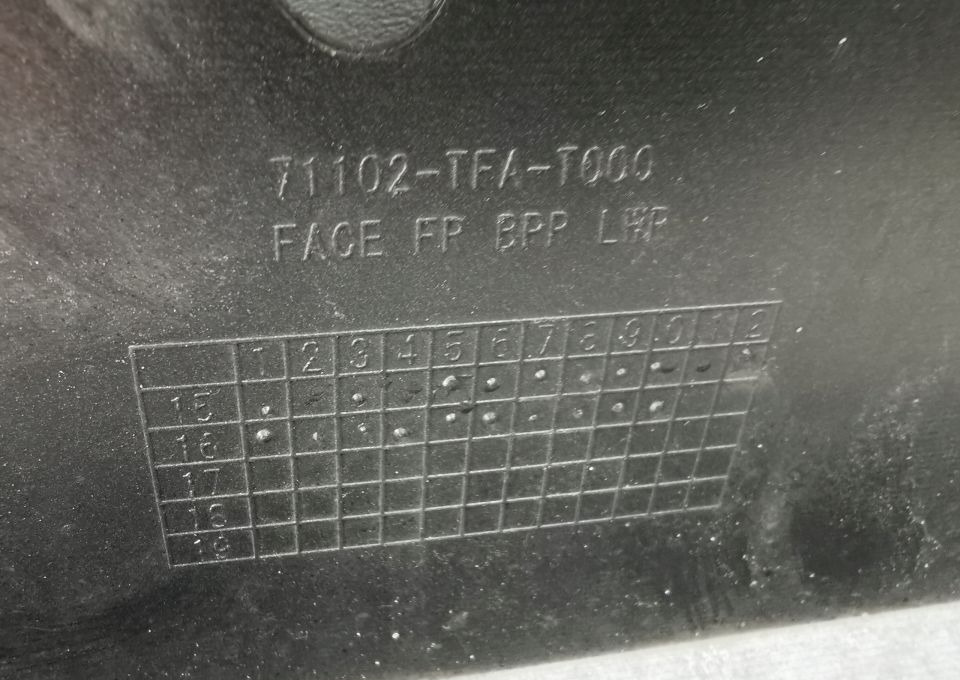 SPOJLER ZDERZAKA HONDA CRV 15/17R ORYGINAŁ - Aerodinamika/ Spojler za Tovornjak: slika 5 SPOJLER ZDERZAKA HONDA CRV 15/17R ORYGINAŁ - Aerodinamika/ Spojler za Tovornjak: slika 5