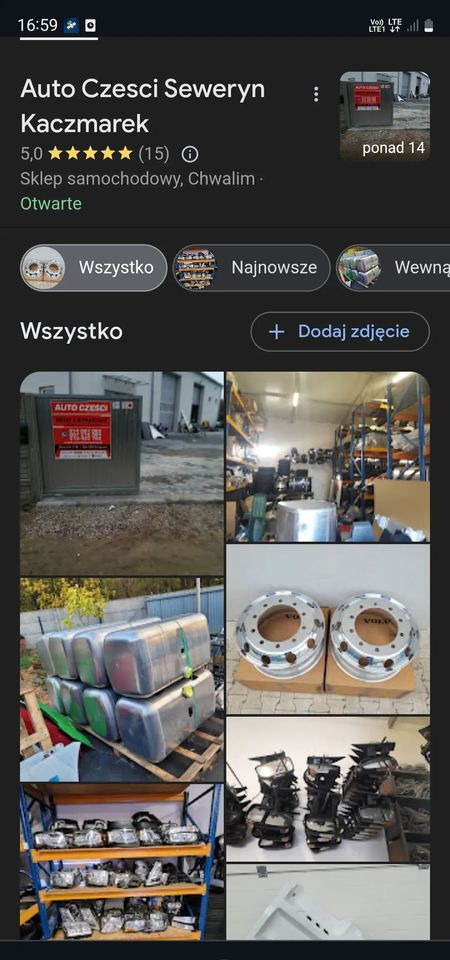 Karoserija in zunanjost za Tovornjak STOPNOCA RH ORYGINAŁ MERCEDES ACTROS MP5 MP5 NOWY ORYGINAŁ CHWALIM116: slika 6