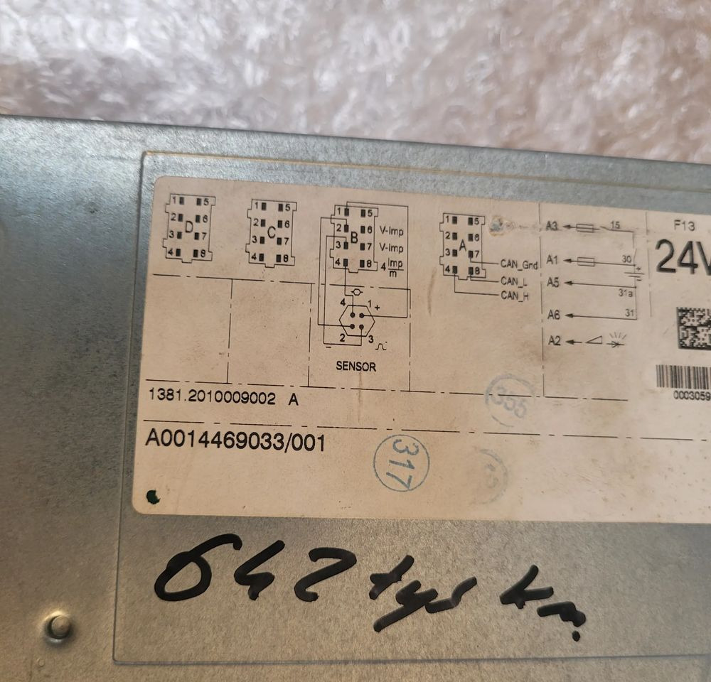 TACHOGRAF MERCEDES ACTROS A0014469033 R.2.0 - Tahograf za Tovornjak: slika 2 TACHOGRAF MERCEDES ACTROS A0014469033 R.2.0 - Tahograf za Tovornjak: slika 2