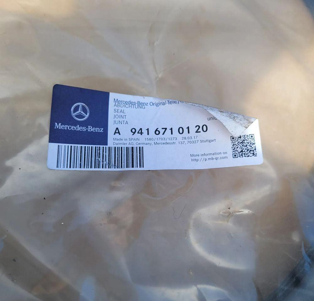USZCZELKA SZYBY MERCEDES ACTROS MP3 NOWY ORYGINAŁ A9416710120 CHWALIM116 - Okno in deli za Tovornjak: slika 2 USZCZELKA SZYBY MERCEDES ACTROS MP3 NOWY ORYGINAŁ A9416710120 CHWALIM116 - Okno in deli za Tovornjak: slika 2
