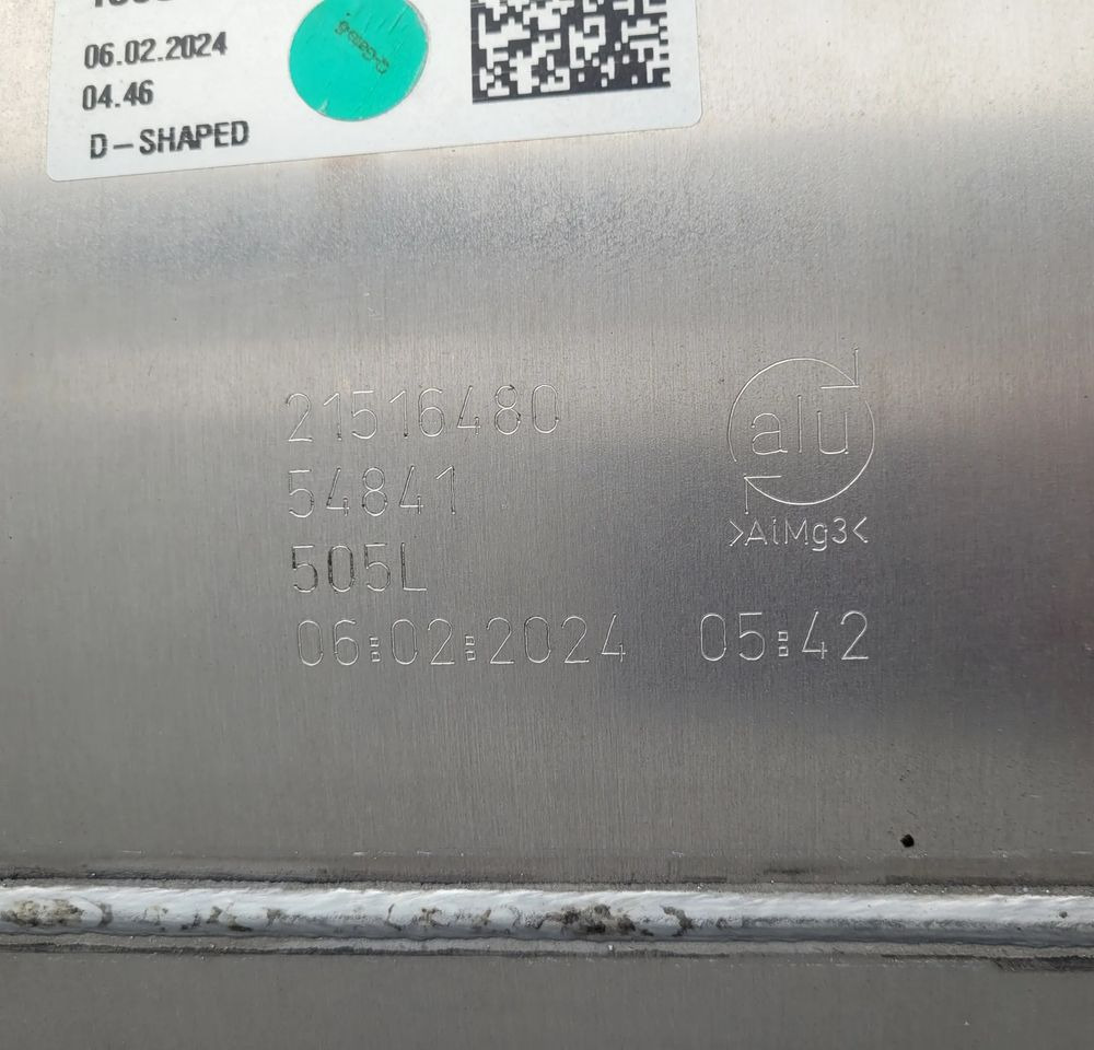 ZBIORNIK PALIWA VOLVO FH4 FH5 GAMA 160x55x68cm 505L 21516480 CHWALIM116 - Rezervoar za gorivo za Tovornjak: slika 4 ZBIORNIK PALIWA VOLVO FH4 FH5 GAMA 160x55x68cm 505L 21516480 CHWALIM116 - Rezervoar za gorivo za Tovornjak: slika 4