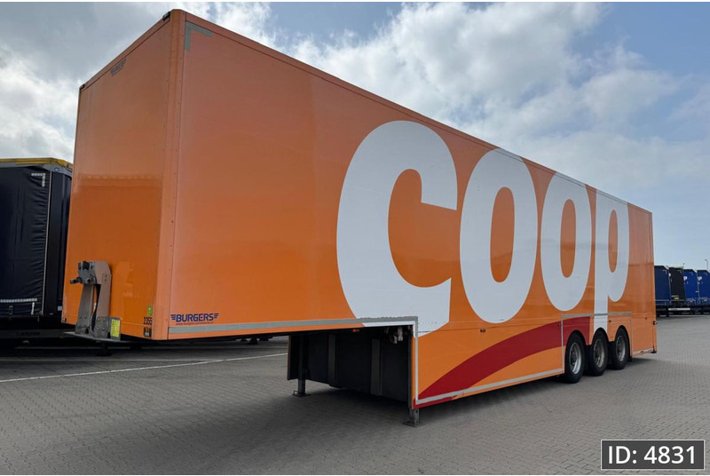 BURGERS Double-Deck / Steering axle / Tail lift / Racing / 5 pieces - Polprikolica zabojnik: slika 1 BURGERS Double-Deck / Steering axle / Tail lift / Racing / 5 pieces - Polprikolica zabojnik: slika 1