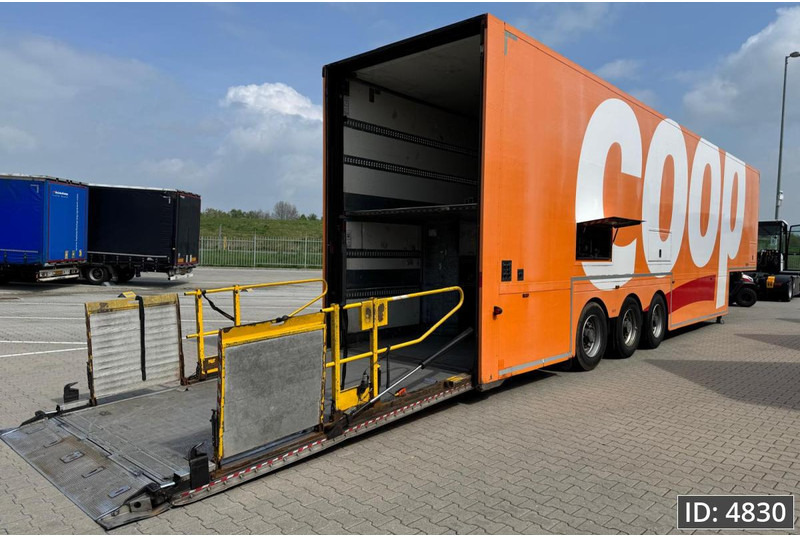 BURGERS Double-Deck / Steering axle / Tail lift / Racing - Polprikolica zabojnik: slika 5 BURGERS Double-Deck / Steering axle / Tail lift / Racing - Polprikolica zabojnik: slika 5