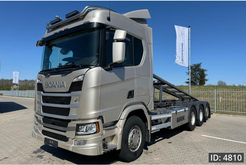 Scania R540 Topline, Euro 6, / 8x4 / BDF / Lift axle / frame 7.4 m - Kontejnerski tovornjak/ Tovornjak z zamenljivim tovoriščem: slika 1 Scania R540 Topline, Euro 6, / 8x4 / BDF / Lift axle / frame 7.4 m - Kontejnerski tovornjak/ Tovornjak z zamenljivim tovoriščem: slika 1