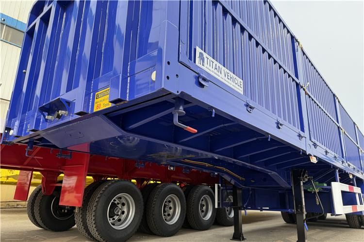 TITAN 1800mm High Side Wall Trailer with 80 Ton Capacity In Congo - Polprikolica s kesonom: slika 4 TITAN 1800mm High Side Wall Trailer with 80 Ton Capacity In Congo - Polprikolica s kesonom: slika 4