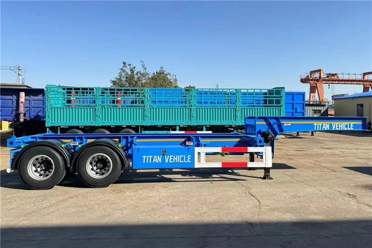 TITAN 2 Axle 20ft ISO Tank Chassis Trailer for Sale In Papua New Guinea - Polprikolica šasija: slika 2 TITAN 2 Axle 20ft ISO Tank Chassis Trailer for Sale In Papua New Guinea - Polprikolica šasija: slika 2