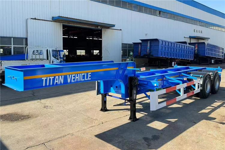 TITAN 2 Axle 20ft ISO Tank Chassis Trailer for Sale In Papua New Guinea - Polprikolica šasija: slika 1 TITAN 2 Axle 20ft ISO Tank Chassis Trailer for Sale In Papua New Guinea - Polprikolica šasija: slika 1