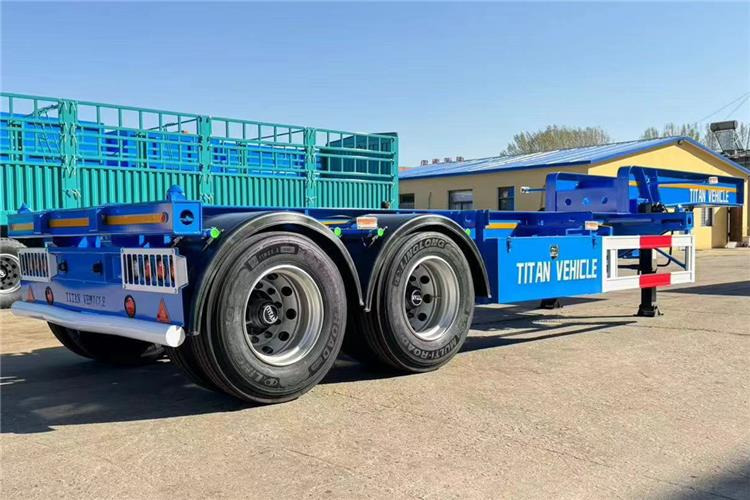 TITAN 2 Axle 20ft ISO Tank Chassis Trailer for Sale In Papua New Guinea - Polprikolica šasija: slika 5 TITAN 2 Axle 20ft ISO Tank Chassis Trailer for Sale In Papua New Guinea - Polprikolica šasija: slika 5