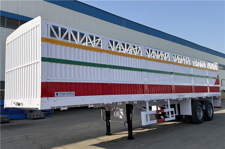 TITAN 2 Axle Fence Cargo Trailer with Bogie Suspension for Sale In Zimbabwe - Polprikolica za prevoz živine: slika 5 TITAN 2 Axle Fence Cargo Trailer with Bogie Suspension for Sale In Zimbabwe - Polprikolica za prevoz živine: slika 5