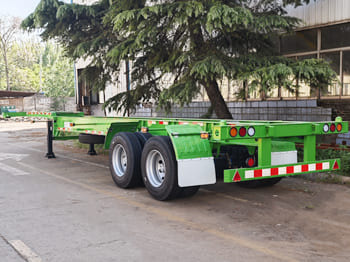 TITAN 2 Axle Skeleton Trailer for Sale in Congo - Polprikolica šasija: slika 1 TITAN 2 Axle Skeleton Trailer for Sale in Congo - Polprikolica šasija: slika 1