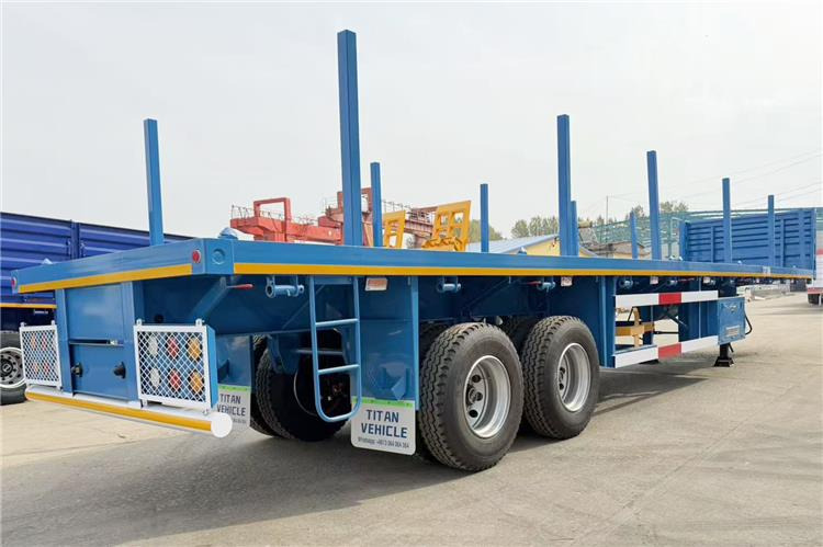 TITAN 2 Axle Wood Log Trailer Flatbed Trailer for Sale In Zimbabwe - Polprikolica s kesonom: slika 1 TITAN 2 Axle Wood Log Trailer Flatbed Trailer for Sale In Zimbabwe - Polprikolica s kesonom: slika 1