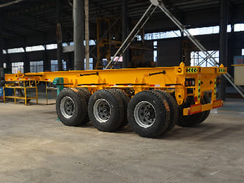 TITAN 20 ft Shipping Container Trailer for Sale in Jamaica - Polprikolica šasija: slika 4 TITAN 20 ft Shipping Container Trailer for Sale in Jamaica - Polprikolica šasija: slika 4