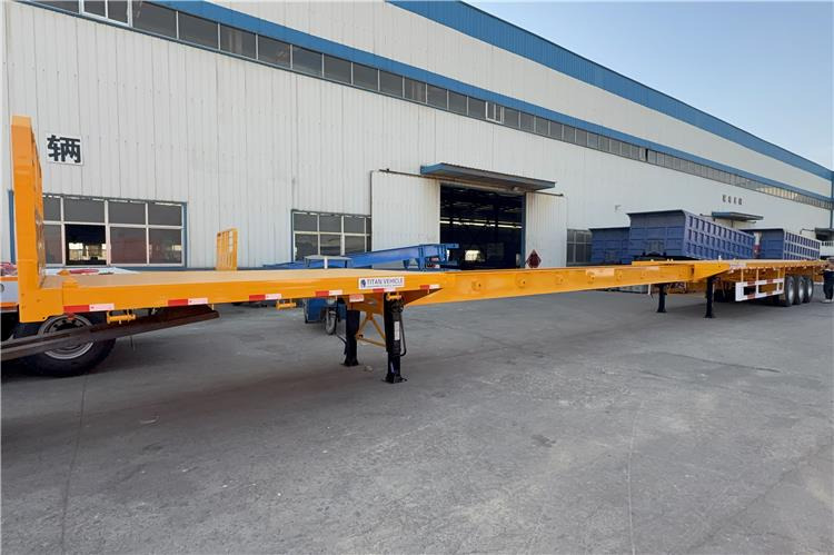TITAN 3 Axle 24m Extendable Flatbed Trailer for Sale In Chile - Kontejnerska polprikolica/ Polprikolica z zamenljivim tovoriščem: slika 2 TITAN 3 Axle 24m Extendable Flatbed Trailer for Sale In Chile - Kontejnerska polprikolica/ Polprikolica z zamenljivim tovoriščem: slika 2