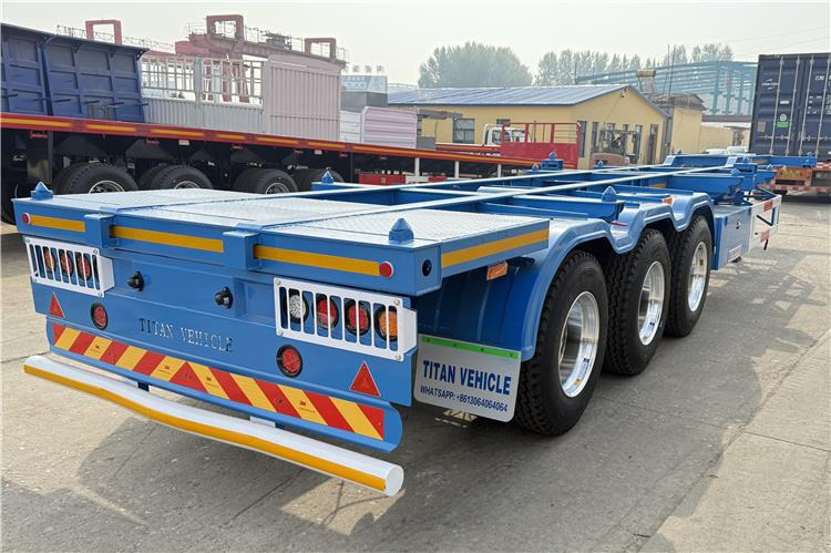 TITAN 3 Axle 40 foot Container Trailer for Sale In Senegal - Polprikolica šasija: slika 4 TITAN 3 Axle 40 foot Container Trailer for Sale In Senegal - Polprikolica šasija: slika 4