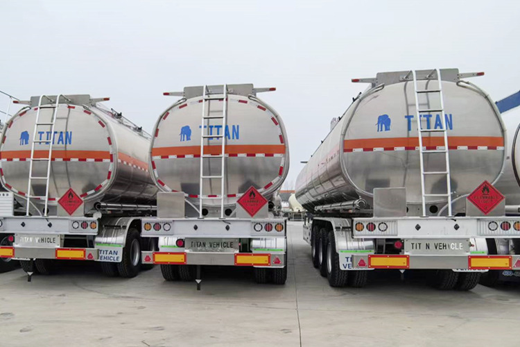 TITAN 3 Axle 42000liter Aluminum Tanker Trailer for Sale in Mali - Polprikolica cisterna: slika 2 TITAN 3 Axle 42000liter Aluminum Tanker Trailer for Sale in Mali - Polprikolica cisterna: slika 2