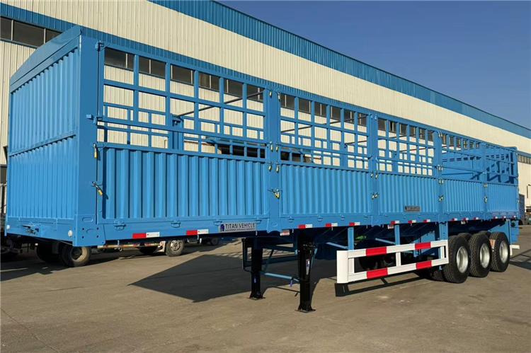 TITAN 3 Axle 60 Ton Cargo Semi Trailer for Sale In Sudan - Polprikolica za prevoz živine: slika 1 TITAN 3 Axle 60 Ton Cargo Semi Trailer for Sale In Sudan - Polprikolica za prevoz živine: slika 1