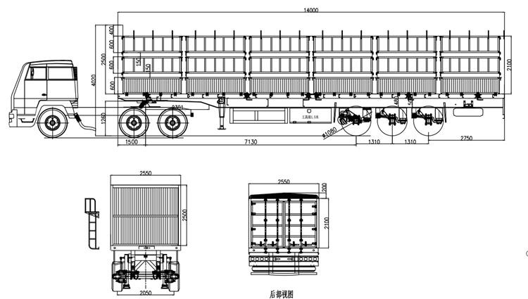 TITAN 3 Axle Cargo Fence Trailer with Air Suspension Transport Animal - Polprikolica za prevoz živine: slika 5 TITAN 3 Axle Cargo Fence Trailer with Air Suspension Transport Animal - Polprikolica za prevoz živine: slika 5