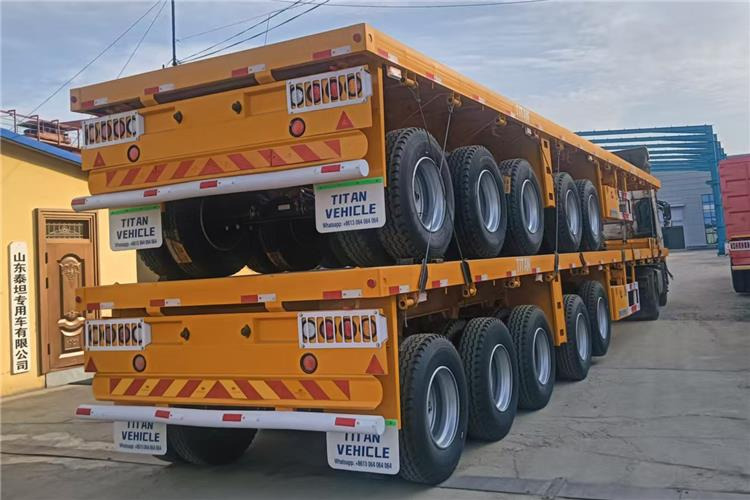 TITAN 4 Axle 13M Flatbed Trailer Price for Sale In Zimbabwe - Polprikolica s kesonom: slika 5 TITAN 4 Axle 13M Flatbed Trailer Price for Sale In Zimbabwe - Polprikolica s kesonom: slika 5