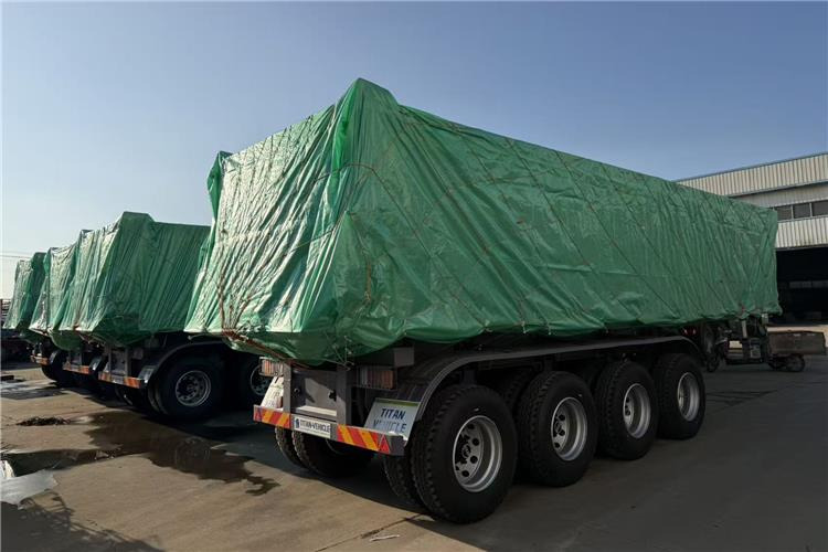 TITAN 4 Axle 80 Ton Dump Trailer for Sale In Cameroon - Kiper polprikolica: slika 5 TITAN 4 Axle 80 Ton Dump Trailer for Sale In Cameroon - Kiper polprikolica: slika 5