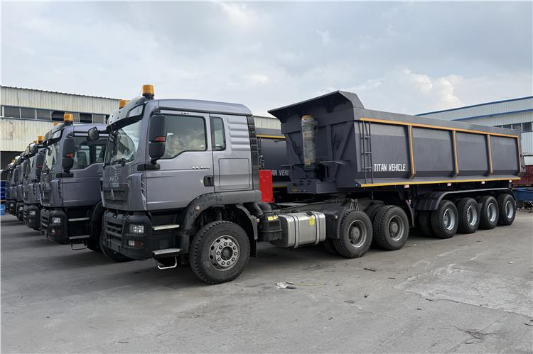 TITAN 4 Axle 80 Ton Dump Trailer for Sale In Cameroon - Kiper polprikolica: slika 4 TITAN 4 Axle 80 Ton Dump Trailer for Sale In Cameroon - Kiper polprikolica: slika 4