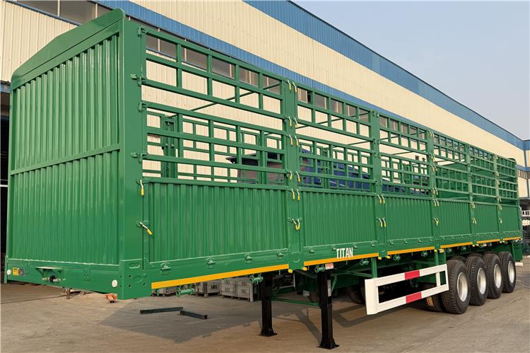 TITAN 4 Axle 80 Ton Livestock Semi Trailer for Sale In Sudan - Polprikolica za prevoz živine: slika 1 TITAN 4 Axle 80 Ton Livestock Semi Trailer for Sale In Sudan - Polprikolica za prevoz živine: slika 1