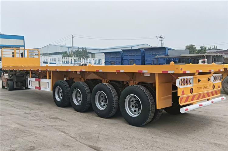 TITAN 4 Axle Flatbed Trailer for Sale Price In Senegal - Polprikolica s kesonom: slika 2 TITAN 4 Axle Flatbed Trailer for Sale Price In Senegal - Polprikolica s kesonom: slika 2