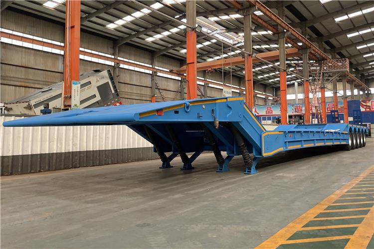 TITAN 4 Axle Folding Gooseneck Trailer for Sale In Zambia - Nizko noseča polprikolica: slika 1 TITAN 4 Axle Folding Gooseneck Trailer for Sale In Zambia - Nizko noseča polprikolica: slika 1