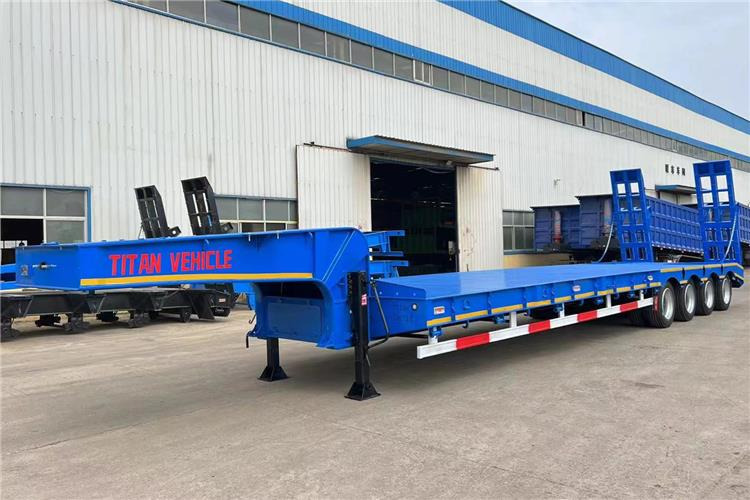 TITAN 4 Axle Low Bed Truck Trailer for Sale In Philippines - Nizko noseča polprikolica: slika 3 TITAN 4 Axle Low Bed Truck Trailer for Sale In Philippines - Nizko noseča polprikolica: slika 3