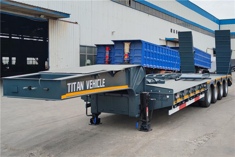 TITAN 4 Axle Low Loader Trailer for Sale In Jamaica - Nizko noseča polprikolica: slika 1 TITAN 4 Axle Low Loader Trailer for Sale In Jamaica - Nizko noseča polprikolica: slika 1