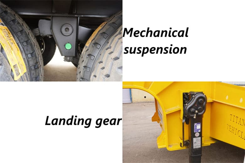 TITAN 4 Axle Lowbed Trailer Truck for Sale in Zambia - Nizko noseča polprikolica: slika 4 TITAN 4 Axle Lowbed Trailer Truck for Sale in Zambia - Nizko noseča polprikolica: slika 4