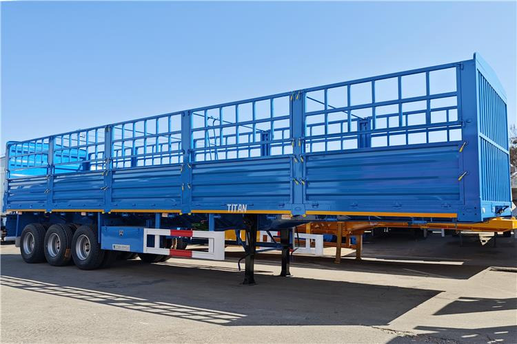 TITAN 60 Ton Fence Cargo Semi Trailer for Sale in Tanzania - Polprikolica za prevoz živine: slika 2 TITAN 60 Ton Fence Cargo Semi Trailer for Sale in Tanzania - Polprikolica za prevoz živine: slika 2