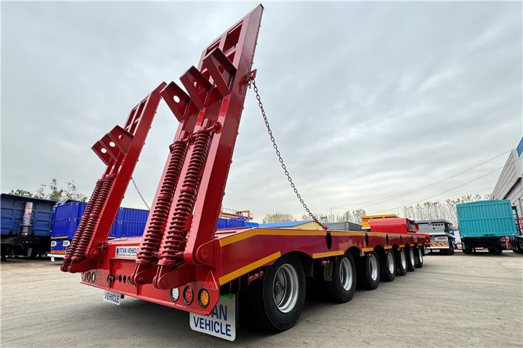 TITAN 7 Axle 120 Ton Lowbed Trailer for Sale In Saudi Arabia - Nizko noseča polprikolica: slika 2 TITAN 7 Axle 120 Ton Lowbed Trailer for Sale In Saudi Arabia - Nizko noseča polprikolica: slika 2