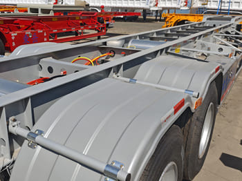 TITAN Container Semi Skeletal Trailer for Sale in Zambia - Polprikolica šasija: slika 2 TITAN Container Semi Skeletal Trailer for Sale in Zambia - Polprikolica šasija: slika 2