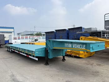 TITAN Drop Deck Semi Trailer for Sale in Kuwait - Nizko noseča polprikolica: slika 1 TITAN Drop Deck Semi Trailer for Sale in Kuwait - Nizko noseča polprikolica: slika 1
