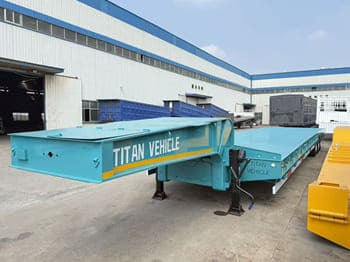 TITAN Drop Deck Semi Trailer for Sale in Kuwait - Nizko noseča polprikolica: slika 2 TITAN Drop Deck Semi Trailer for Sale in Kuwait - Nizko noseča polprikolica: slika 2