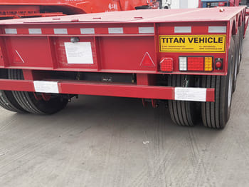 TITAN Folding Gooseneck Lowboy Trailers for Sale in Senegal - Nizko noseča polprikolica: slika 2 TITAN Folding Gooseneck Lowboy Trailers for Sale in Senegal - Nizko noseča polprikolica: slika 2