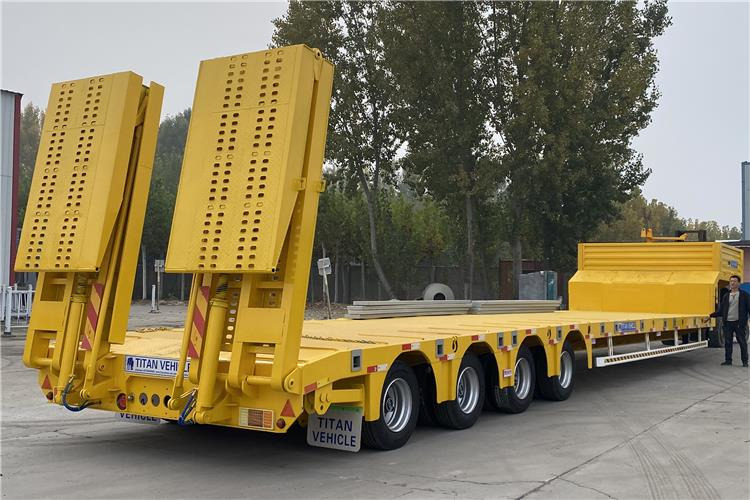 TITAN Heavy Duty 4 Low Bed Trailer for Sale Price In Guinea - Nizko noseča polprikolica: slika 5 TITAN Heavy Duty 4 Low Bed Trailer for Sale Price In Guinea - Nizko noseča polprikolica: slika 5