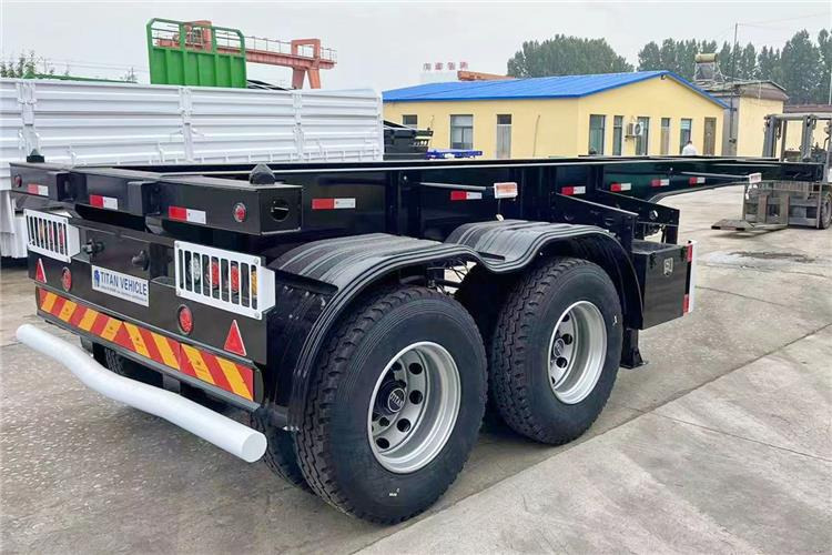TITAN In Stock 20 ft Shipping Container Trailer for Sale In Ghana - Polprikolica šasija: slika 3 TITAN In Stock 20 ft Shipping Container Trailer for Sale In Ghana - Polprikolica šasija: slika 3