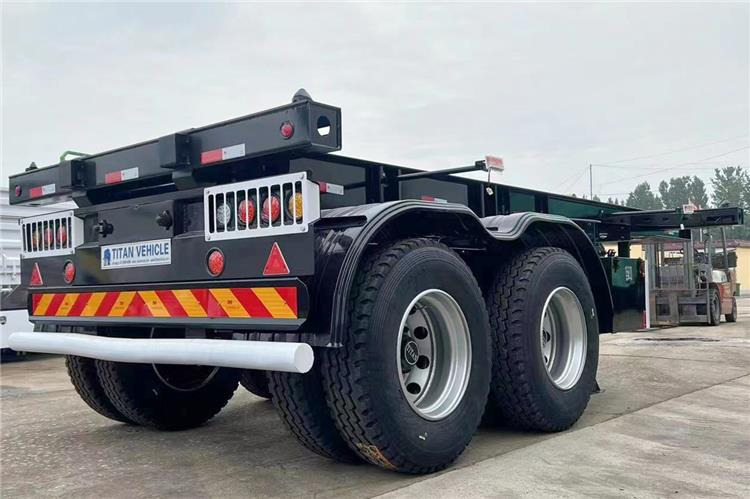 TITAN In Stock 20 ft Shipping Container Trailer for Sale In Ghana - Polprikolica šasija: slika 4 TITAN In Stock 20 ft Shipping Container Trailer for Sale In Ghana - Polprikolica šasija: slika 4