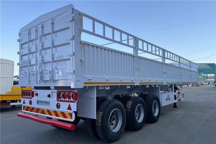 TITAN In Stock 30/40/50 Ton Fence Semi Trailer Transport Cargo Bulk In Senegal - Polprikolica za prevoz živine: slika 2 TITAN In Stock 30/40/50 Ton Fence Semi Trailer Transport Cargo Bulk In Senegal - Polprikolica za prevoz živine: slika 2