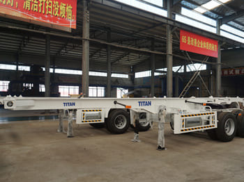 TITAN Shipping Container Trailer for Sale in Ghana - Polprikolica šasija: slika 1 TITAN Shipping Container Trailer for Sale in Ghana - Polprikolica šasija: slika 1